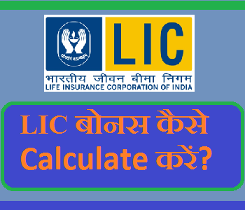 How to calculate LIC Bonus